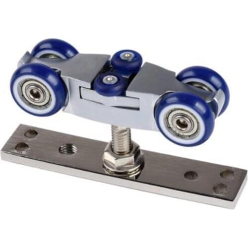 Hot Bifold Door Hardware Wooden Sliding Door Pulley Furniture Hardware Wheel Barn Door Roller Wall Door Folding Door Roller