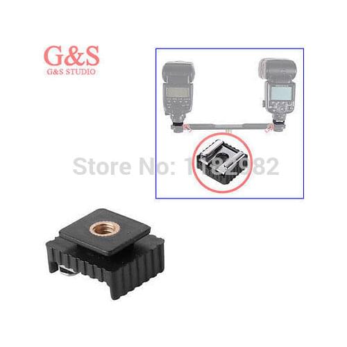 Metal Flash Hot Shoe Mount Adapter to 1/4 Thread for Studio Light Stand Tripod Ca@on 580EX II/580EX/430EX II/430EX
