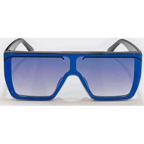 2021 Fashion Square Sunglasses For Women One piece Men Luxury Brand Design Acetate Frame Eyewear Oculos De Sol Feminino