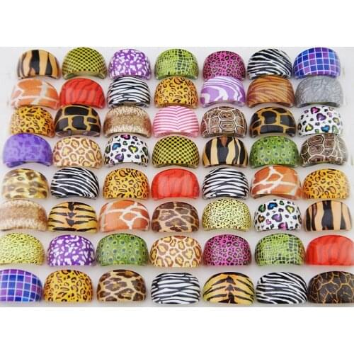 100pcs New wholesale jewelry mixed lots ring womens Fashion pattern lovely resin rings LB411 free shipping