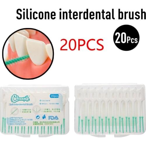WHOLE SALE 20Pc/Box Interdental Brush Tooth Cleaning Teeth Stick Oral Tool Soft Tooth Picks Oral Care Tool