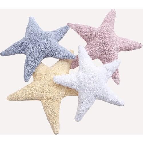 Star Body Pillow Back Rest Support Home Chair Padding Office Seats Cushion Soft Cotton Nordic Baby Room Decoration 45x45cm