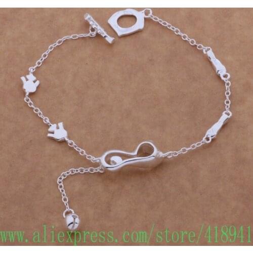 Silver Plated bracelet, Silver Plated fashion jewelry birdie /ebjamsqa bclajtsa AH138
