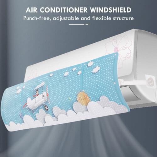 Air-conditioning Windshield, Household Air-conditioning Wind Deflector With Perforated Air Outlet, Anti-straight-blow Windshield