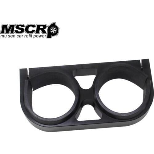 Billet Aluminum 60MM Dual Fuel Filter Fuel Pump Bracket /Clamp/Mount For 044 Fuel Pump color black/blue/silver/red