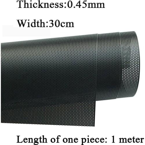 0.45mm thickness 30*100cm DIY Computer Mesh PVC PC Case Fan Cooler Black Dust Filter network net Case Dustproof Cover Chassis