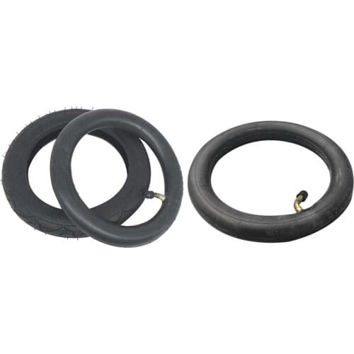 1 Set 8 Inch Tyre 8X1 1/4 Scooter Tire & Inner Tube Set & 1 Pcs 8 Inch 8X1 1/4 Scooter Inner Tube with Bent Valve