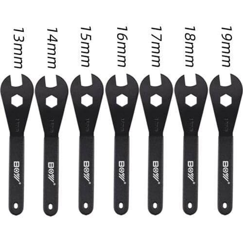 1pcs Bike Wheel Hub Wrench Head Open Bicycle Hub Cone Steel Dual Open-End Spanner Bicycle Repair Tool Accesories Good Quality