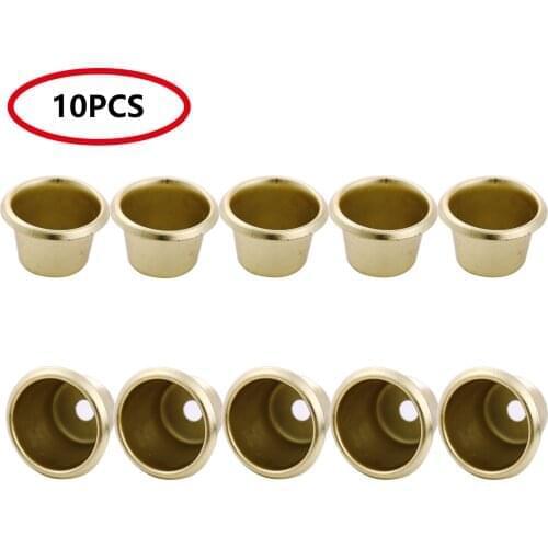 10Pc Small Metal Candle Cups Standard Tapered Wax Candles Votive Pegs Containers DIY Lamp Candle Making Fittings Home Decoration