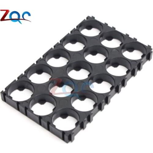 5Pcs 3x5 Cell 18650 Batteries Spacer Radiating Shell Plastic Heat Holder Bracket