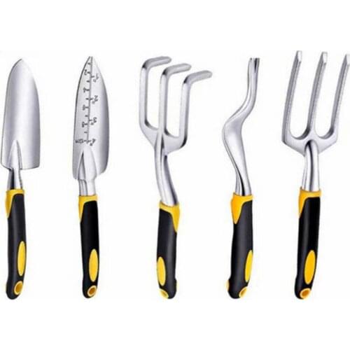 5pcs Garden Tool Hand Shovel Rake Cultivator Weeder Tools Stainless Steel Land Transplant Garden Tool