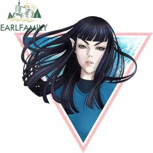 EARLFAMILY 13cm x 13cm for Star Trek Funny Car Stickers and Decals Graphics Auto Waterproof Cartoon Vinyl Cartoon Sticker