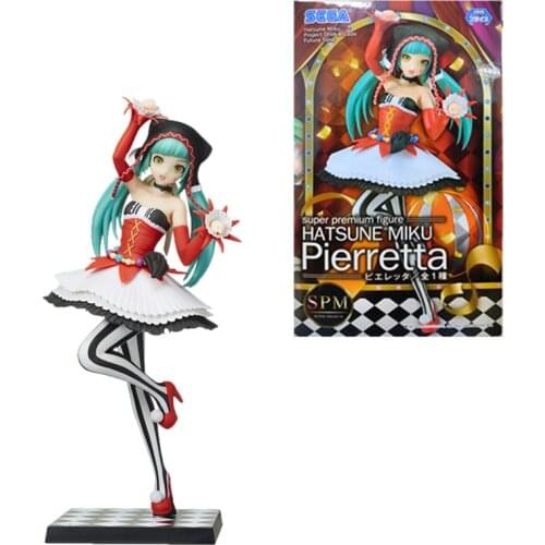 Bandai SPM Project DIVA Hatsune Miku Pierretta Action Figure Boxed PVC Model Adult Doll Decoration Toy Childrens Gift