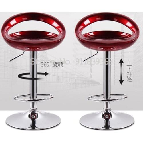 European Bar Chair Modern Simple Lift Bar Chair Bar High Chair Bar Stool Back Mobile Phone Shop Stool High Footstool
