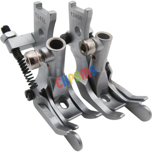 #GCGR-1245+GCGL-1245 EACH Left And Right Side Spring Edge Guide Foot Compatible with Pfaff 1245, 145, 335, 545