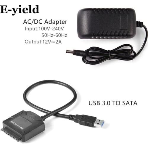 Sata Adapter Cable USB 3.0 to Sata Converter 2.5 3.5 inch Super Speed Hard Disk Drive for HDD SSD USB 3.0 to Sata Cable
