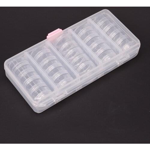 25 grid diamond painting storage box diamond painting accessories bead container mosaic storage box tools