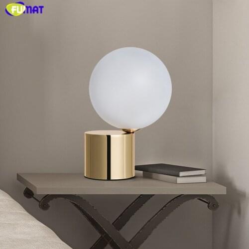 FUMAT Creative Table Lamps Magic Mini Glass Ball Stand Table Lamps For Living Room Bedside Glass Ball G9 Led Table Lights