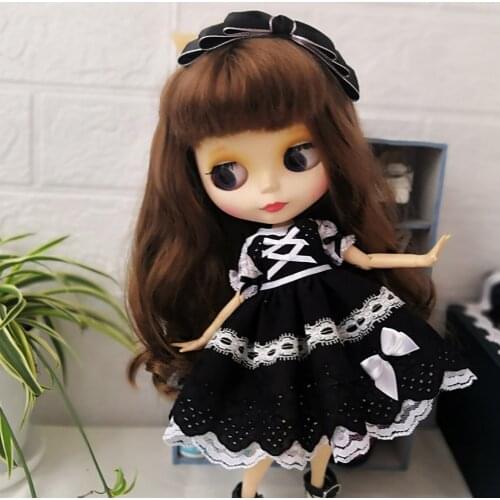 Doll clothes for OB24 doll ,doll dress +headdress for blythe, Nice doll accessories for 1/6 BJD doll, Only doll clothes no doll