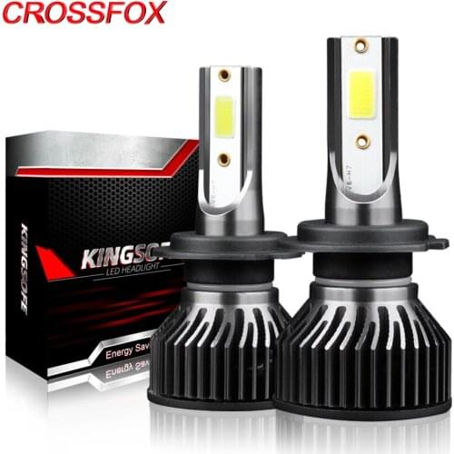 CROSSFOX Lamp Bulbs H1 H7 LED H4 H11 9005 HB3 9006 HB4 H13 Led 9004 9007 9012 Car Headlight Lights 12V 24v 6000K Auto Fog Lamp