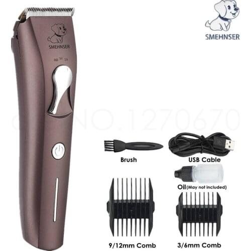 Dog Clippers Pet Hair Clipper Set for Cats Hair Grooming Machine USB Charging Electric Cordless Dog Hair Trimmer Razor Remover