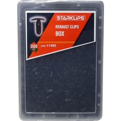 Set Box Clip Powder Wick 8200176228 for Renault Megane 2000 Parts + Car fastener-Push Pin-Trim Rivet