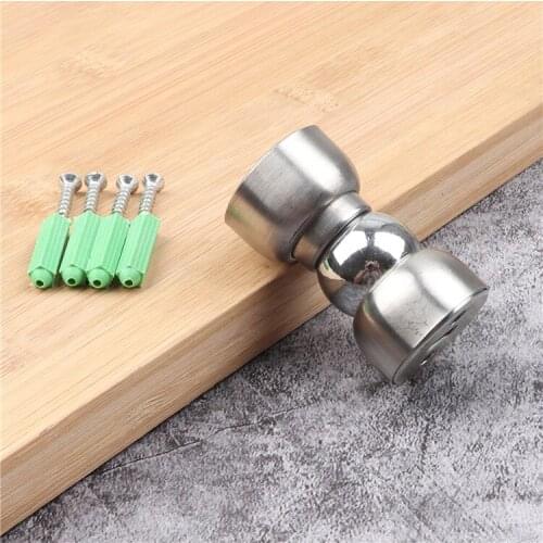 Stainless steel ultra short door stopper strong magnetic door stopper 5.6cm short bathroom door stopper bedroom door stopper