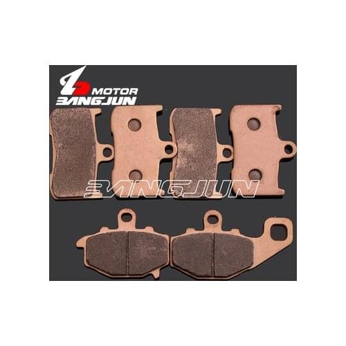 Motorcycle Front Rear Metal Brake Pads For Kawasaki Z1000 2003-04-05-2006 ZX-9R 2002-2004