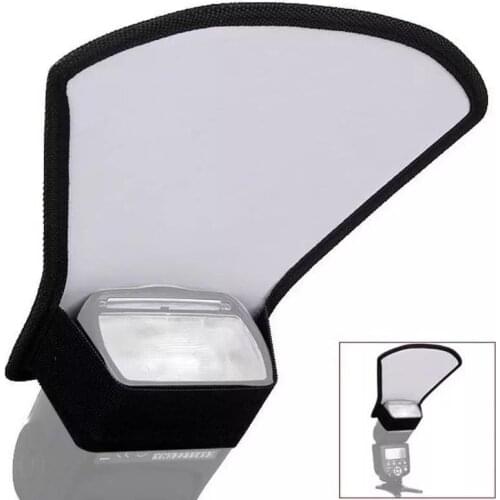 Camera Flash Diffuser Softbox Silver and White Reflector for Canon 580EX for Nikon SB-600 Penta Flashing Soft Cover DIY Diffuser