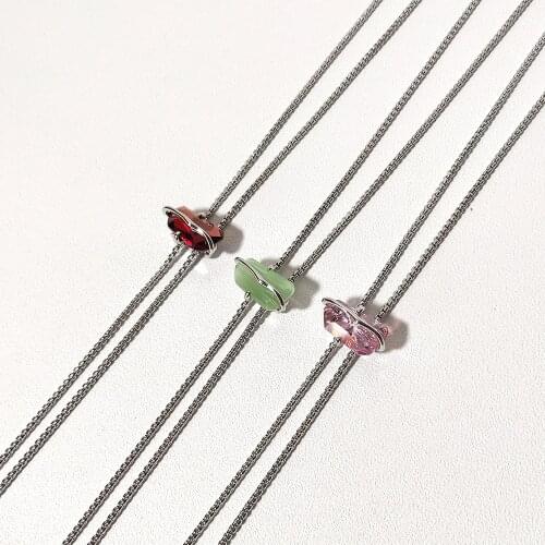 Adjustable necklace new crystal rope necklace female design jewelry accessories female collar