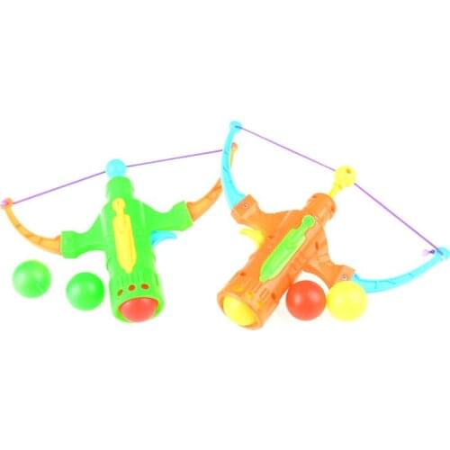 Arrow Table Tennis Gun Bow Archery Plastic Ball Flying Disk Shooting Toy Outdoor Sports Children Gift Slingshot Hunting Boy Toy