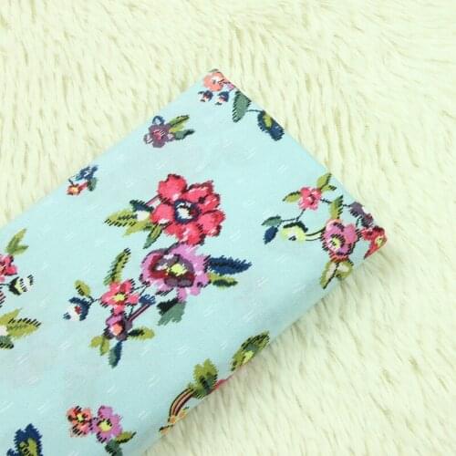 Fashion plain weave purified cotton patchwork fabric printing fabric Handmade DIY dress clothes sewing fabric