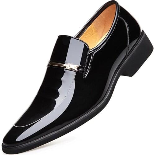 Italian Brand High Quality Men Oxford Men Leather Dress Shoes Fashion Business Men Shoes Men Dress Pointed Shoes Wedding shoes