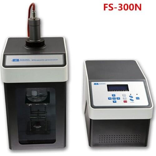 300 W Ultrasonic Homogenizer Sonicator Processor Ultrasonicator Cell Disruptor Mixer CE ISO 20KHZ 5ml-250ml FS-300N