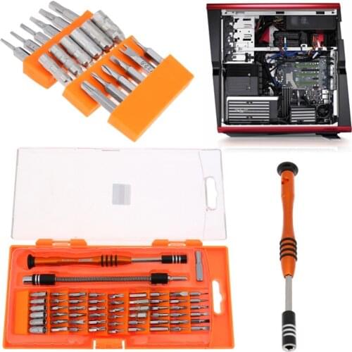 58 in 1 Precision Magnet Screwdriver Set Household DIY Hand Tools Kit for Mobile Phone Computer Cellphone Tablet Electronics DIY