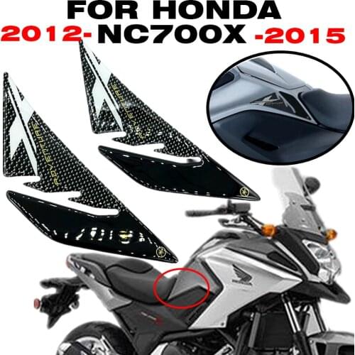 Motorcycle Accessories Carbon Fiber Oil Fuel Gas Tank Pad Tankpad Decal Protector Sticker For HONDA NC750X NC 750X NC700 NC700X
