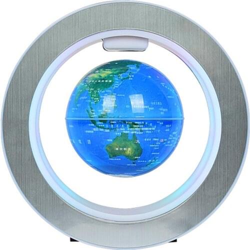 Automatic Rotation 3D Magnetic Levitation Colorful Globe Lamp Night Light Rotating LED Floating Lamp Decoration Teaching Ideas