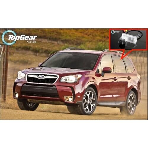 Car Camera For Subaru Forester SJ 2012~2015 High Quality Rear View Back Up Camera TopGear Friends Use | CCD + RCA