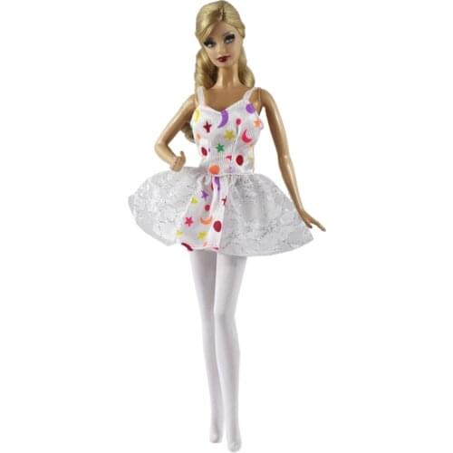 Balliet Dots Dress Outfit Suit Sets for Barbie BJD FR SD Doll Clothes Role Play Accessories Toys for Girl