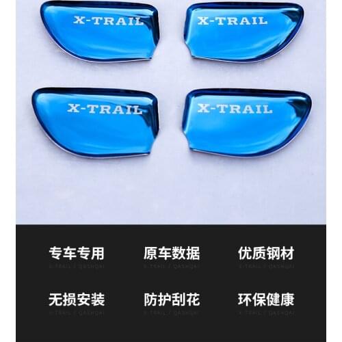 For Nissan X-trail X Trail T32 2016 To 2018 Car Styling High-quality Stainless Steel Door Handle Cover Door Handle Bowl Trim