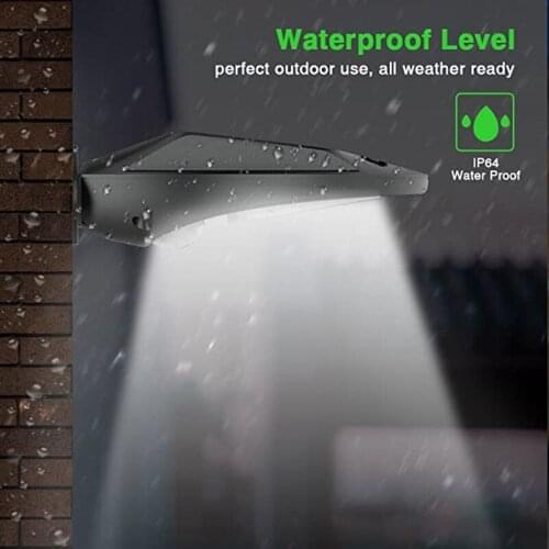 Solar Lights, IP65 Outdoor Solar Powered Security Wall Lights, LED Wireless Waterproof Motion Sensor Lights, Night Light