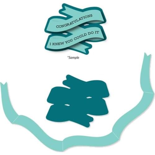 Metal Cutting Banner Irregular Shape To Decorate For DIY Scrapbooking Embossing Album Paper Cards Dies 2021 New