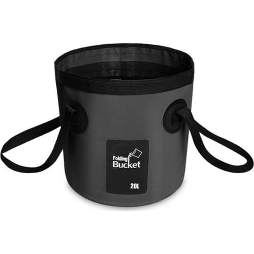 Multifunctional Collapsible Portable Travel Outdoor Wash Basin Folding Bucket Water Storage Bag for Camping Hiking Travel