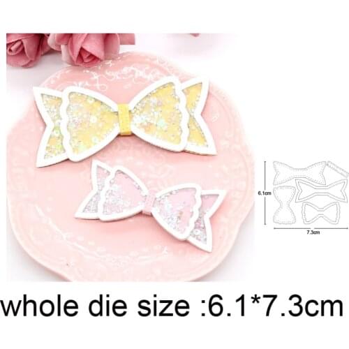 Layering Bow Tie Metal Cutting Dies stamp and dies Stencils DIY Scrapbooking dies Album Card Making Embossing Die Cut Craft dies