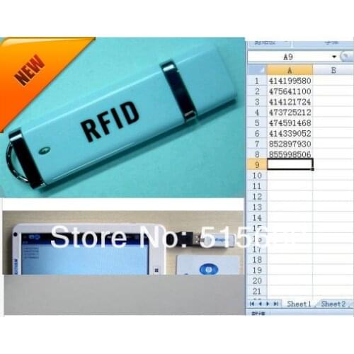 New Mini USB RFID Reader for iPad Android Mac Windows Linux 13.56 MHz IC