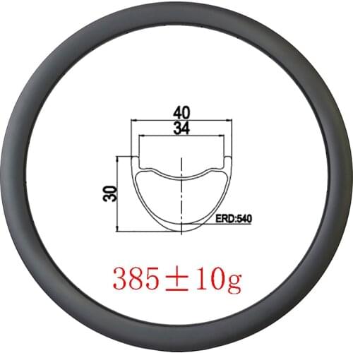 Light 27.5er MTB AM DH ENDURO 40mm x 30mm hookless carbon rim 40mm width llantas UD 3K 12K matte glossy mountain 650B wheel bike
