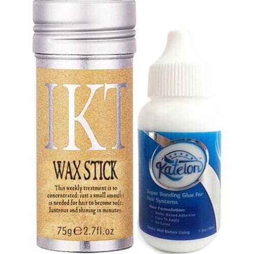 75G Hair Wax Stick + Waterproof Lace Wig bonding Glue Invisible wig Adhesive glue for wigs toupee