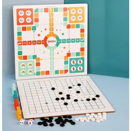 Plastic Children Snake Ladder Plastic Flight Chess Set Portable Board Game Funny Family Party Games Toys for Kids