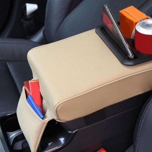 1PCS Car Armrest Box With Cup Holder Rear Seat Support Increased Elbow Support Car Armrest Elbow Support Arm Cushion Storager