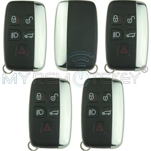 Remtekey 5pcs Smart car key PCF7953 433 mhz KOBJTF10A for Landrover Freelander Discovery for Range Rover Sport Evoque Vouge